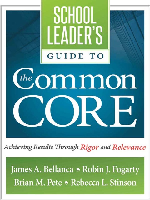 Cover image for book School Leader's Guide to the Common Core