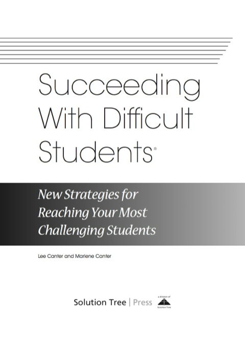 Cover image for book Succeeding With Difficult Students