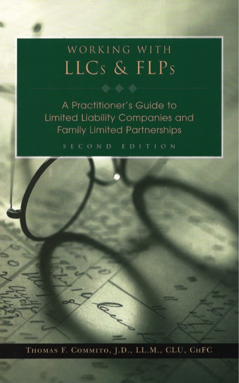 Cover image for book Working With LLCs & FLPs