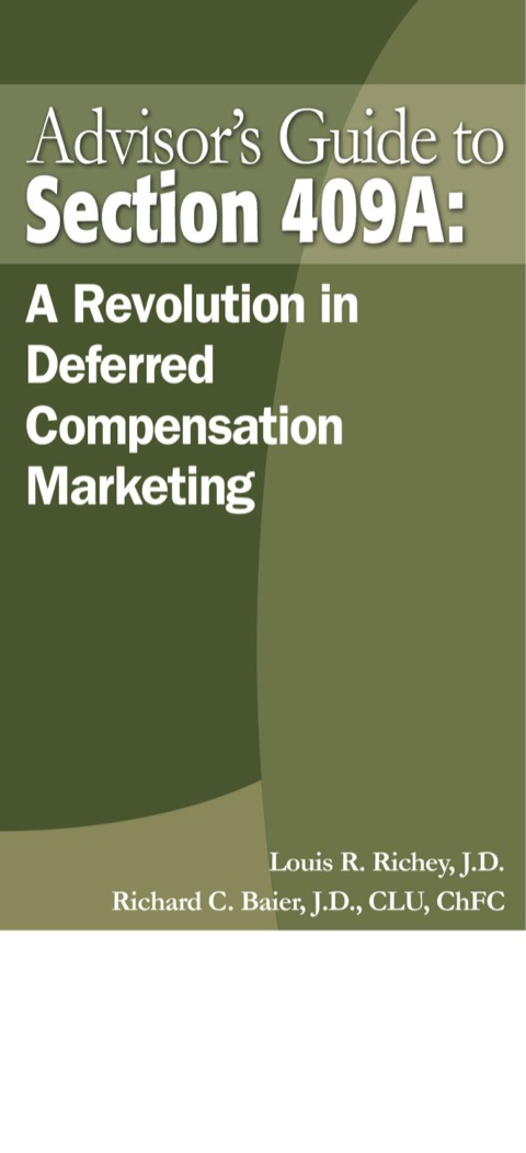 Cover image for book Advisor's Guide to Section 409A