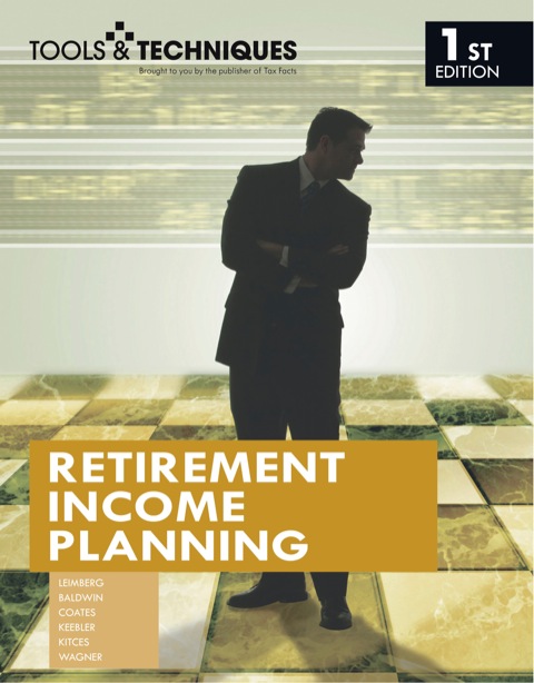 Cover image for book Tools & Techniques of Retirement Income Planning