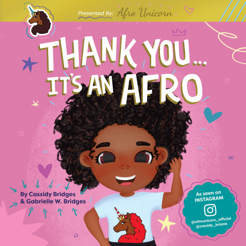 Cover image for book Thank You, It's An Afro (Presented by Afro Unicorn)