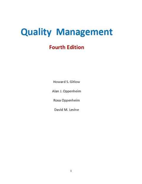 Cover image for book Quality Management