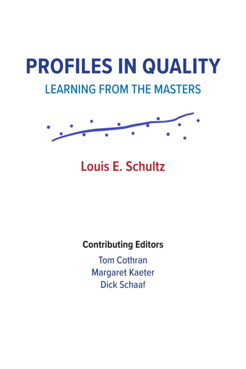 Cover image for book Profiles In Quality: Learning from the Masters