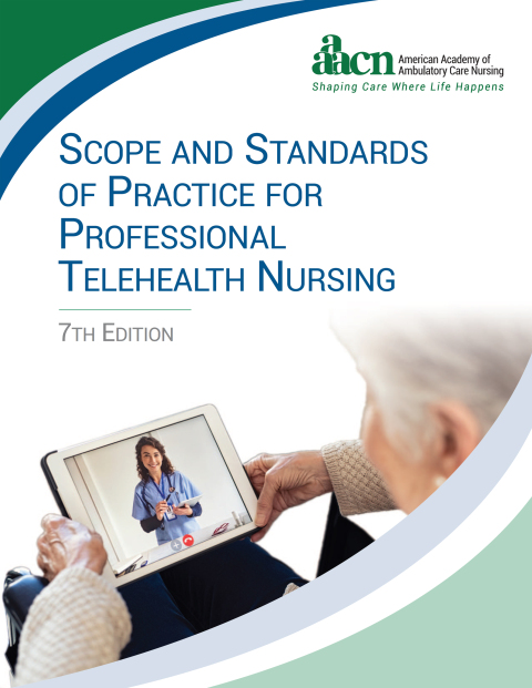 Cover image for book Scope and Standards Of Practice For Professional Telehealth Nursing