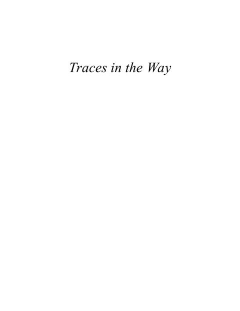 Cover image for book Traces in the Way