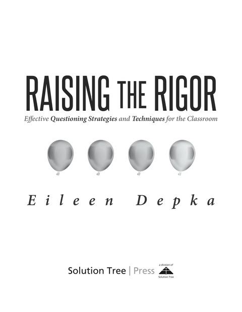 Cover image for book Raising the Rigor