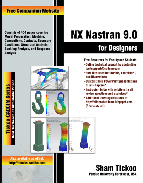 Cover image for book NX Nastran 9.0 for Designers