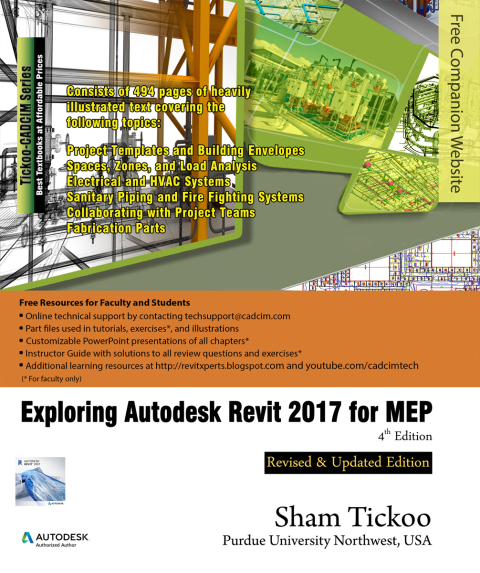 Cover image for book Exploring Autodesk Revit MEP 2017