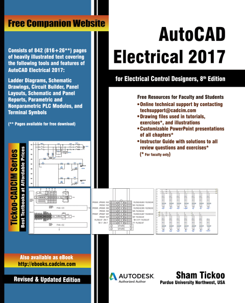 Cover image for book AutoCAD Electrical 2017 for Electrical Control Designers