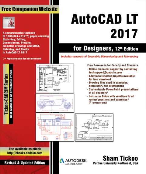 Cover image for book AutoCAD LT 2017 for Designers