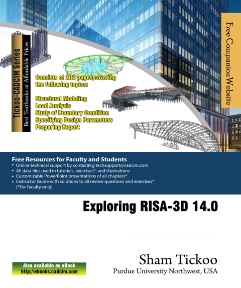 Cover image for book Exploring RISA-3D 14.0
