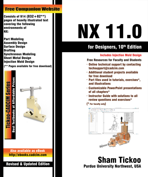 Cover image for book NX 11.0 for Designers, 10th Edition