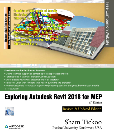 Cover image for book Exploring Autodesk Revit 2018 for MEP