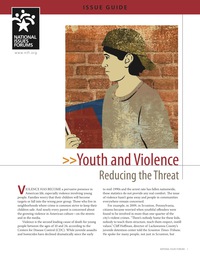 Cover image: Youth and Violence