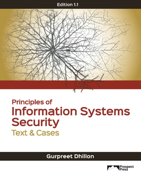 Cover image for book Principles of Information Systems Security: Text & Cases