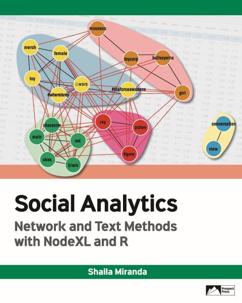 Cover image for book Social Analytics: Network and Text Methods with NodeXL and R