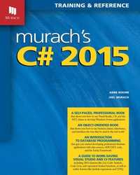 Titelbild: Murach's C# 2015 9781890774943