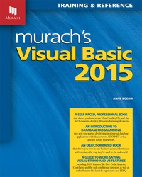 Cover image: Murach's Visual Basic 2015 9781890774981