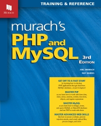 Cover image: Murach's PHP and MySQL 3rd edition 9781943872381