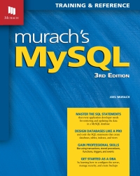 Titelbild: Murach's MySQL 3rd edition 9781943872367