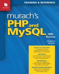 Cover image: Murach's PHP and MySQL 4th edition 9781943873005