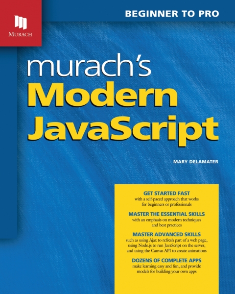 Cover image for book Murach's Modern JavaScript