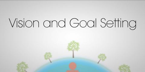 Cover image for book Vision and Goal Setting; Bring a sustainability vision to reality by aligning environmental and social goals to core business objectives