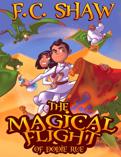 Cover image for book The Magical Flight of Dodie Rue