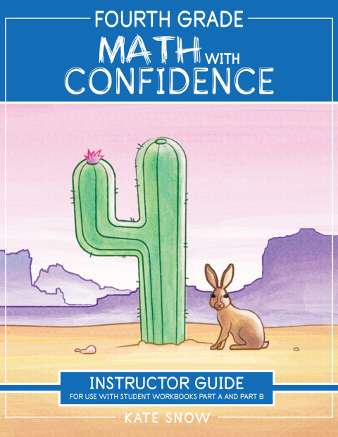 Cover image for book Fourth Grade Math with Confidence Instructor Guide (Math with Confidence)