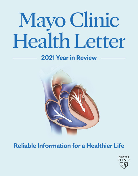 Cover image for book Mayo Clinic Health Letter: Year in Review 2021