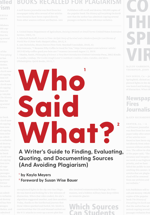 Cover image for book Who Said What?