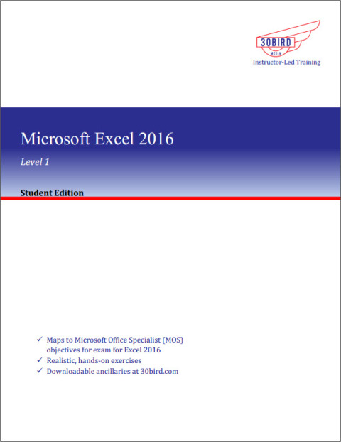 Cover image for book Microsoft Excel 2016 Level 1 (Student Edition)