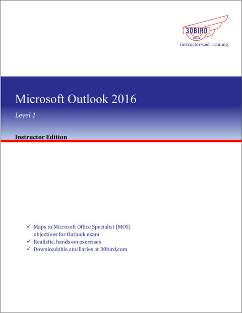 Cover image for book Microsoft Outlook 2016 Level 1 (Instructor Edition)