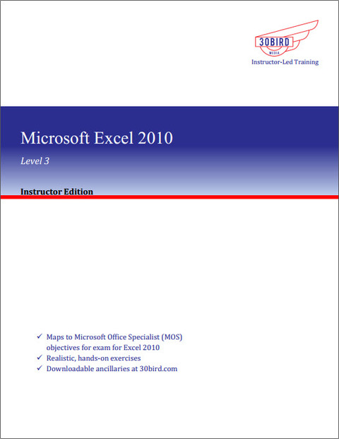 Cover image for book Microsoft Excel 2010 Level 3 (Instructor Edition)