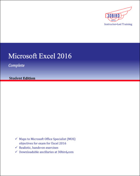 Cover image for book Microsoft Excel 2016 Complete (Student Edition)