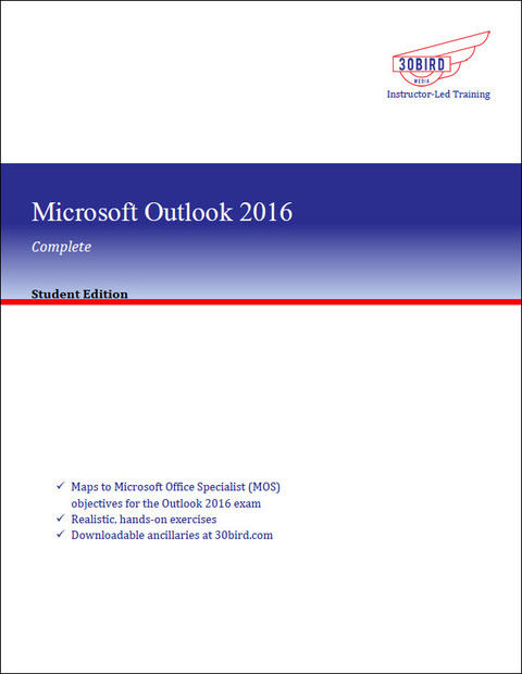 Cover image for book Microsoft Outlook 2016 Complete (Student Edition)