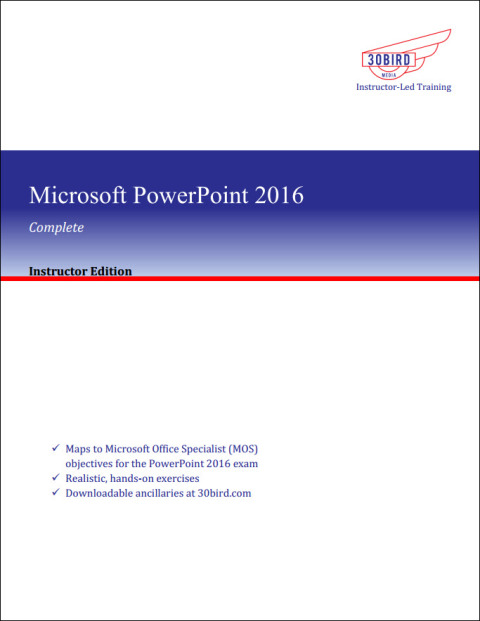 Cover image for book Microsoft PowerPoint 2016 Complete (Instructor Edition)