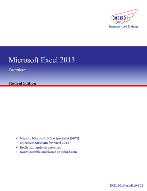 Cover image for book Microsoft Excel 2013 Complete (Student Edition)