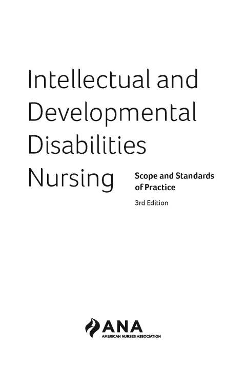 Cover image for book Intellectual and Developmental Disabilities Nursing