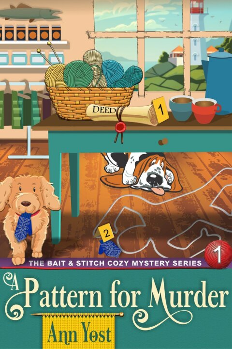 Cover image for book A Pattern for Murder (The Bait & Stitch Cozy Mystery Series, Book 1)