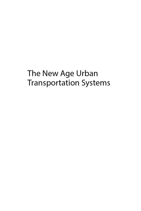 Cover image for book The New Age Urban Transportation Systems, Volume I