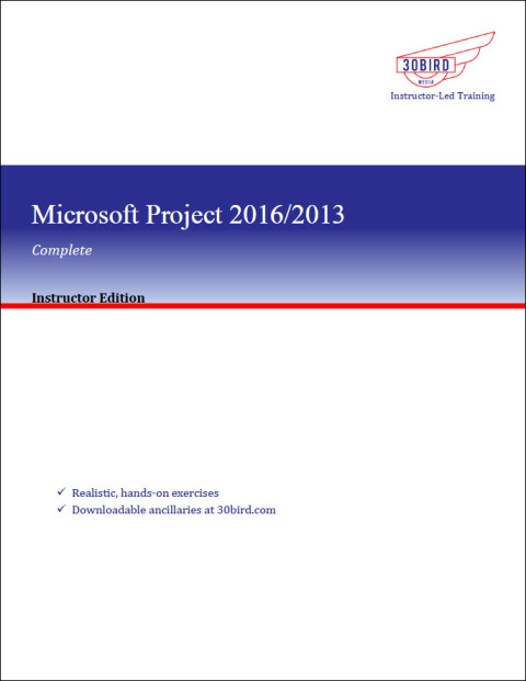 Cover image for book Microsoft Project 2016/2013 Complete (Instructor Edition)