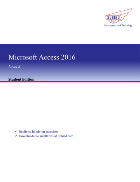 Cover image for book Microsoft Access 2016/2013 Level 2 (Student Edition)