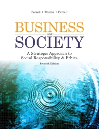 Imagen de portada: Business and Society 7th edition 9781948426220