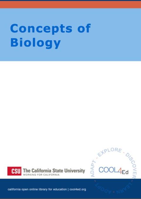 Cover image for book Concepts of Biology CSU Interactive OpenStax