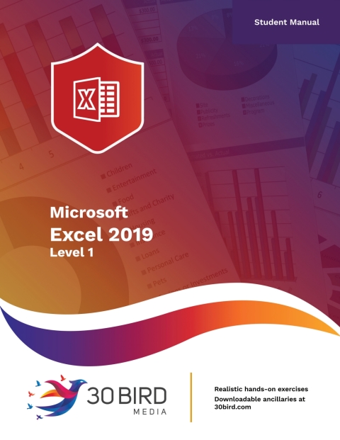 Cover image for book Microsoft Excel 2019 Level 1 (Student Edition)