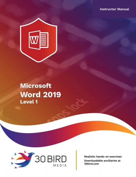Cover image for book Microsoft Word 2019 Level 1 (Instructor Edition)