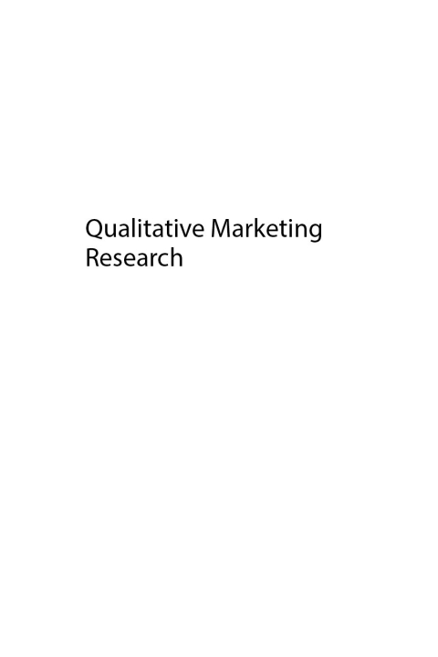 Cover image for book Qualitative Marketing Research