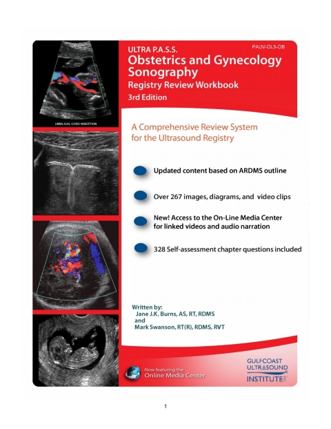 Cover image for book ULTRA P.A.S.S. Obstetrics and Gynecology Sonography Registry Review Workbook